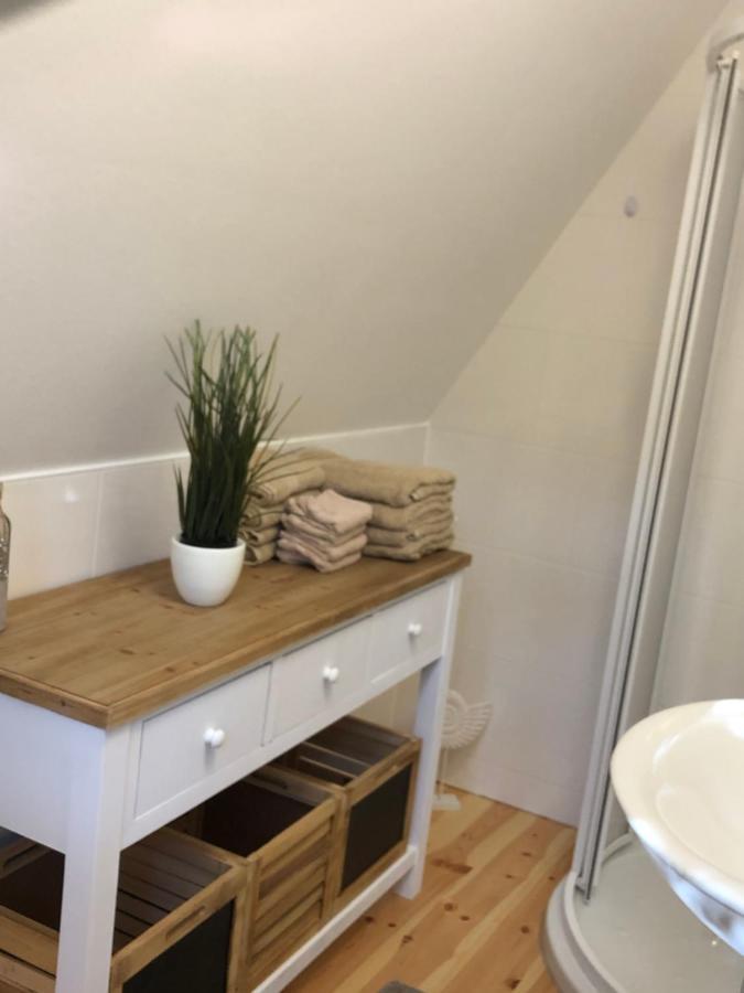 Ferienhaus Reetdach 1300qm Privatgrundstück Bootssteg Templin Lübbesee Uckermark Erholung pur Seenplatte Petersdorf  Exteriör bild