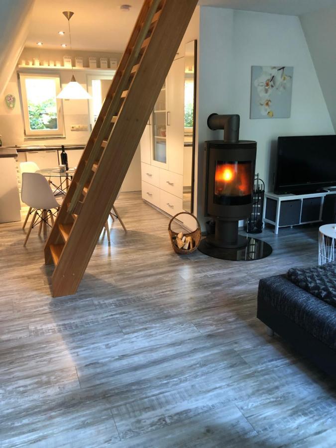 Ferienhaus Reetdach 1300qm Privatgrundstück Bootssteg Templin Lübbesee Uckermark Erholung pur Seenplatte Petersdorf  Exteriör bild